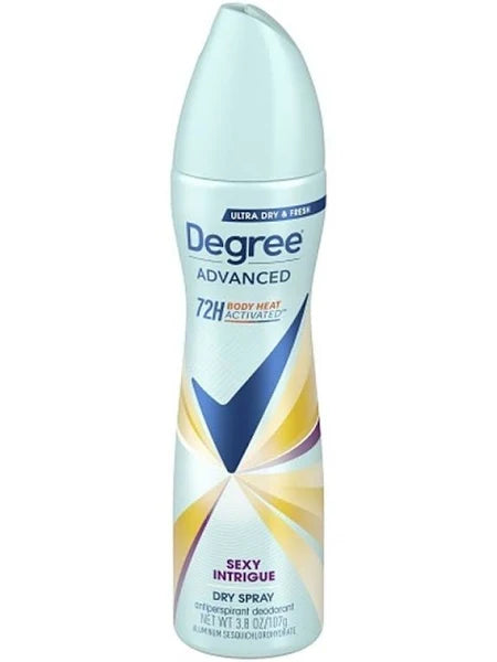 Degree Advanced Dry Spray Antiperspirant, Sexy Intrigue, 72-Hour, 3.8 oz