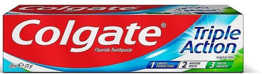 Colgate Triple Action Toothpaste, 8 oz, Original Mint