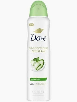 Dove Advanced Care Dry Spray Antiperspirant, Cool Essentials, 3.8 oz