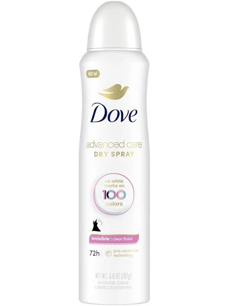 Dove Advanced Care Dry Spray Invisible Finish Antiperspirant, 3.8 oz