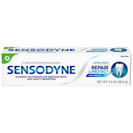 Sensodyne Repair & Protect Deep Repair Toothpaste, Mint, 3.4 oz